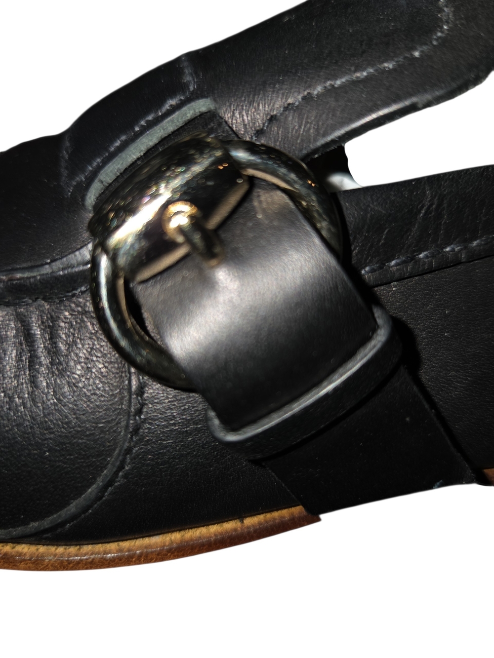 Gucci Black Leather Slip-On Loafers - Picture 10 of 16
